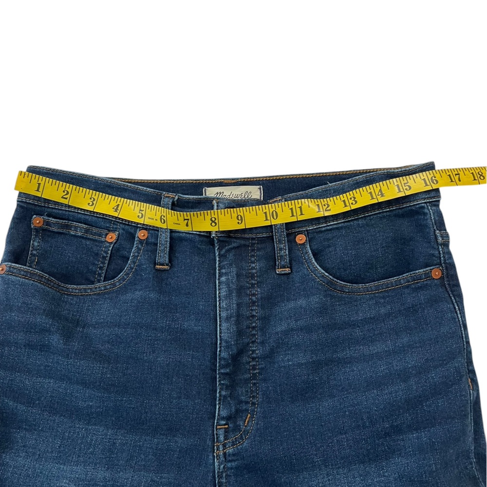 Madewell Skinny Flare Dark Washed Blue Jeans Women’s Size 30 - Picture 12 of 13